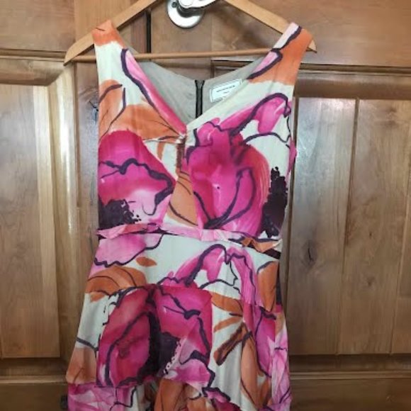 Anthropologie Moulinette Soeurs Floral Mini Dress Size 8 - Picture 3 of 9